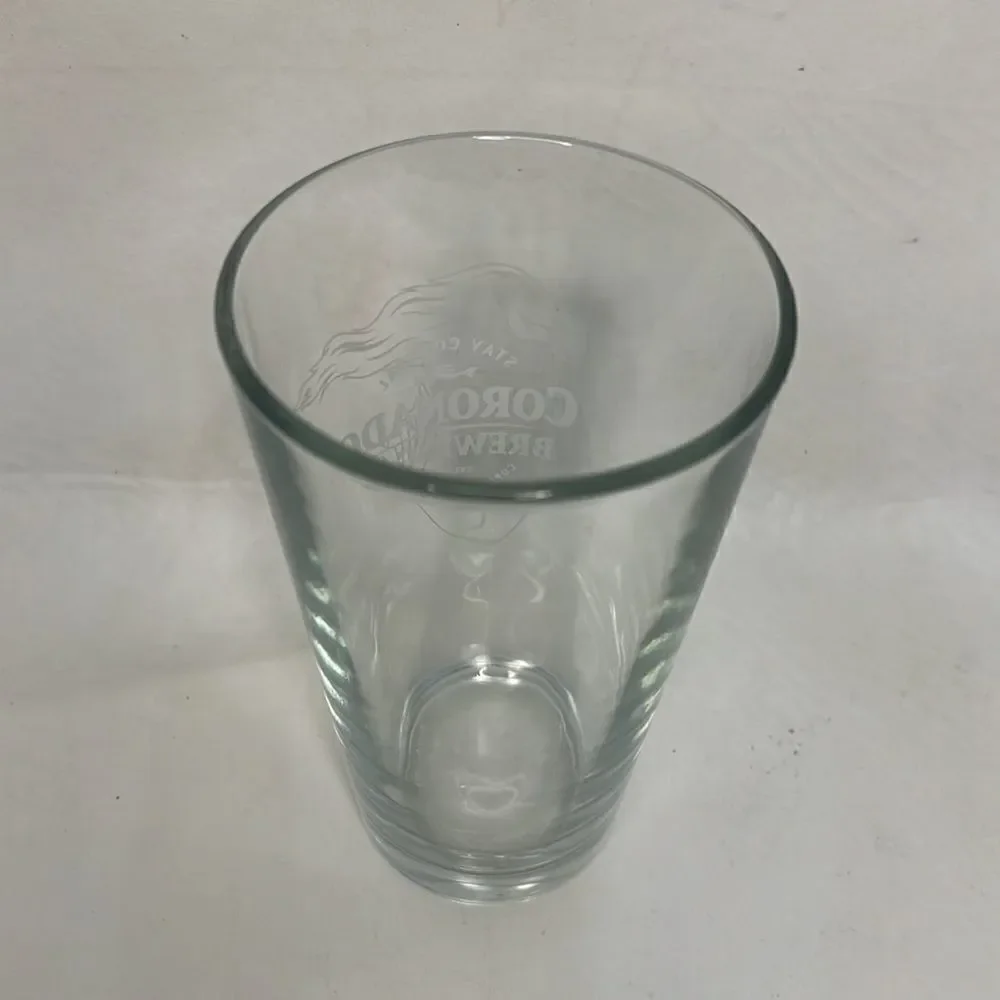 Coronado Brewing Co Beer Glass 16 Oz 3 1/4 InRound 6 In Tall Stay Coastal Cali
